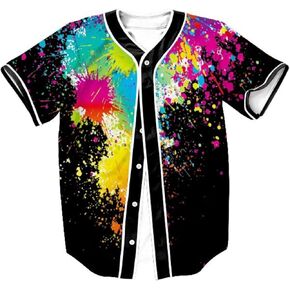 Men and Women Bel Air Jersey Baseball Jersey 90'S Theme Party Hip Hop Short Sleeve Graffiti Shirt for Clubs and Bars