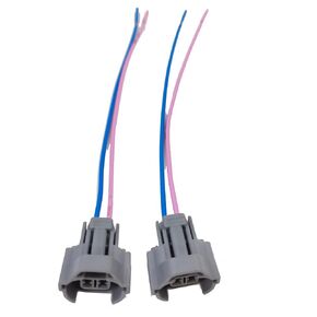 2 pins Connect Harness Plug Socket Wiring Cable Pigtail fits DENSO SCV Suction Control Valve
