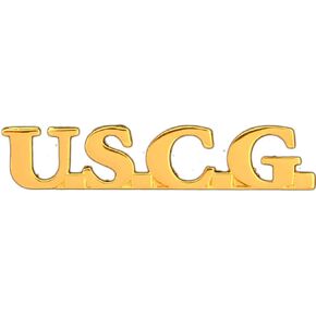 United States Coast Guard USCG Letters 1" Lapel Pin