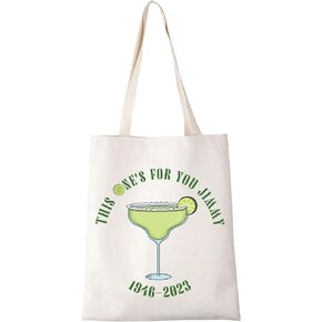 Jimmy B Tote Bag Margarita Lover Gift Music Jimmy B Fans Gift Parrot Head Jimmy Memory Gift Handbag