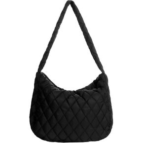 Puffer Tote Bag Soft Puffy Crossbody Bag Large Quilted Tote Bag Quilted Carryall Bag Handbags Puff Purse
