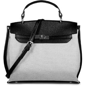 Women Top Handle Satchel Purse Handbag Designer Crossbody Tote Bag Trendy Canvas Shoulder Bag with 2 Detachable Straps