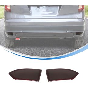 Rear Fog Lights Cover for Honda Pilot 2019 2020 2021 2022, ABS Smoked Tint Fog Lights Lamps Covers, 2Pcs Car Rear Fog Lights Guard Cover Trim Exterior Accessories, Transparent Gray