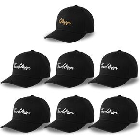Groomsmen Gifts Hats - Set of 7 Pcs Bachelor Party Favors for Groomsmen,Team Groom, Best Man.