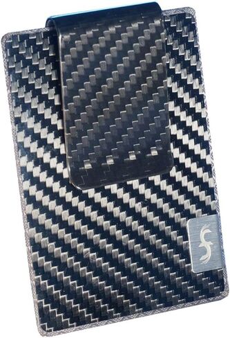 Common Fibers FIT - Real Carbon Fiber Slim Card Sleeve and Money Clip Womens and Mens Wallet in Saudi Arabia