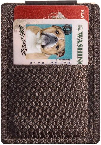 Common Fibers FIT - Real Carbon Fiber Slim Card Sleeve and Money Clip Womens and Mens Wallet in Saudi Arabia