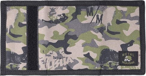 محفظة معدنية متينة للرجال من Metal Mulisha، مموهة، مقاس واحد in Kuwait