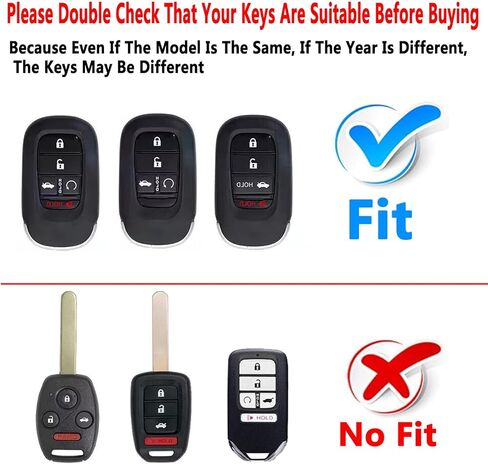 Key Fob Cover Case Compatible with 2022 2023 Honda Civic Accord CR-V HR-V Pilot Accessories,Cute Key Shells in Kuwait