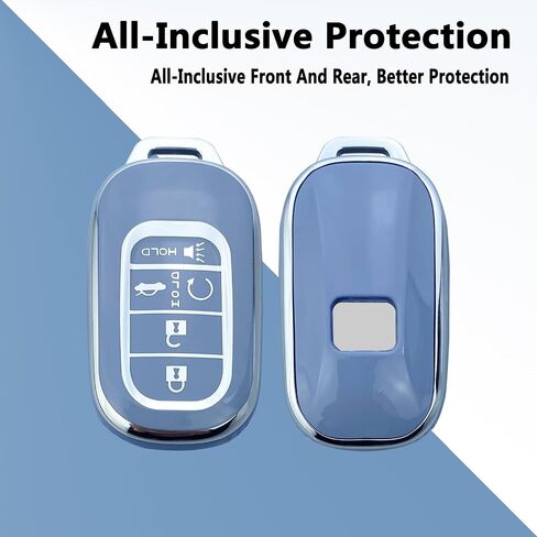 Key Fob Cover Case Compatible with 2022 2023 Honda Civic Accord CR-V HR-V Pilot Accessories,Cute Key Shells in Kuwait