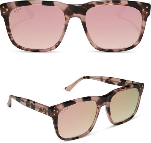 DIFF Jessie James Decker Sicily JJD Designer Square Sunglasses for Women UV400 Protection in Saudi Arabia