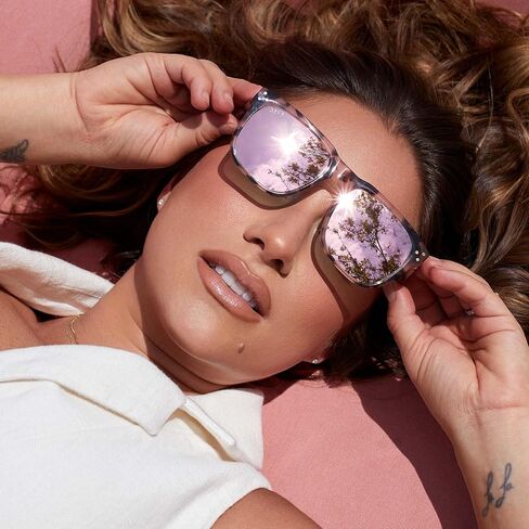 DIFF Jessie James Decker Sicily JJD Designer Square Sunglasses for Women UV400 Protection in Saudi Arabia