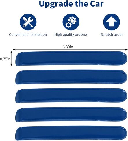 for Jeep JK Tailgate Door Handle Insert Trim Cover for Jeep Wrangler JK JKU 2007-2017 4DR Chrome Exterior Accessories 5pcs in Kuwait