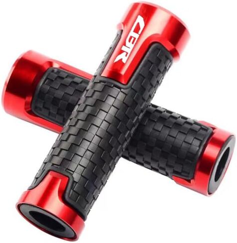 7/8" 22mm Motorcycle Non Slip Rubber Handlebar Grips for CBR60F CBR125R 150R 250R CBR400 NC23 NC29 CBR600 F2 F3 F4 F4i CBR600RR 900RR 1000RR in Kuwait