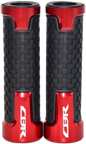 7/8" 22mm Motorcycle Non Slip Rubber Handlebar Grips for CBR60F CBR125R 150R 250R CBR400 NC23 NC29 CBR600 F2 F3 F4 F4i CBR600RR 900RR 1000RR in Kuwait