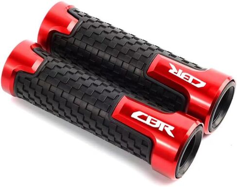 7/8" 22mm Motorcycle Non Slip Rubber Handlebar Grips for CBR60F CBR125R 150R 250R CBR400 NC23 NC29 CBR600 F2 F3 F4 F4i CBR600RR 900RR 1000RR in Kuwait