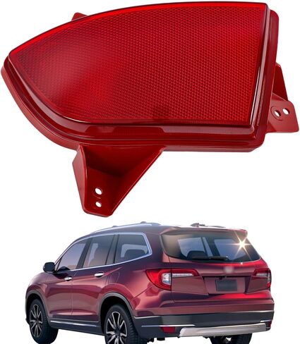 Bumper Tail Light Rear Reflector Assembly Replacement for Honda Pilot 2019-2022 Driver Side 33555-TG7-A01 HO1184122 in Saudi Arabia