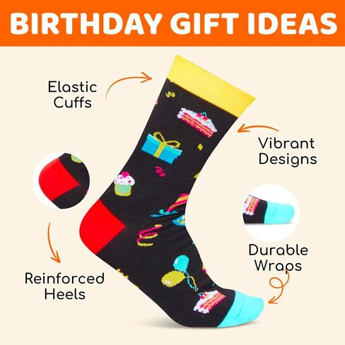 Zmart 8th Birthday Gifts for Boys - Socks for Boys Girls Age 8, Presents for 8 Year Olds, 8 Year Old Boy Gift Ideas, Black in Saudi Arabia
