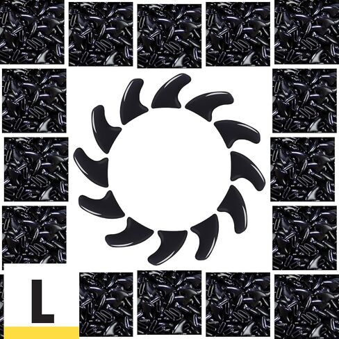 100 قطعة من أغطية مخالب أظافر القطط مع مواد لاصقة وأدوات تطبيق (XS، شفاف) in Kuwait