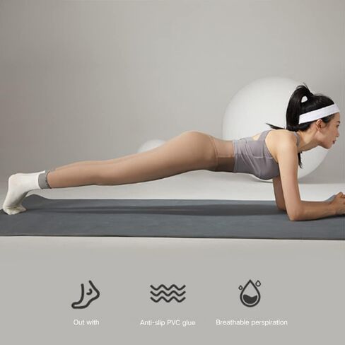 Yoga Socks For Women,Mid-Calf Socks,Non Slip Skid Socks,Ideal for Pilates,Pure Barre, Ballet,Dance1 Pair in Saudi Arabia