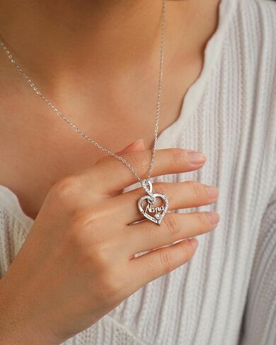 Infinity Love Heart Necklace Gifts for Grandma Nana in Saudi Arabia