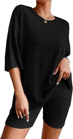 Two Piece Summer Sets Casual Cute Matching for Women Maternity Plus Size Outfits in Saudi Arabia