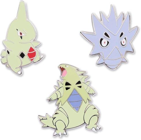 Pokémon Center: Larvitar, Pupitar & Tyranitar Pokémon Pins (3-Pack) in Saudi Arabia