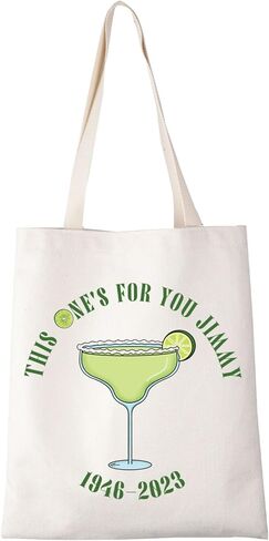 Jimmy B Tote Bag Margarita Lover Gift Music Jimmy B Fans Gift Parrot Head Jimmy Memory Gift Handbag in Kuwait