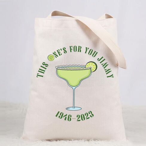 Jimmy B Tote Bag Margarita Lover Gift Music Jimmy B Fans Gift Parrot Head Jimmy Memory Gift Handbag in Kuwait