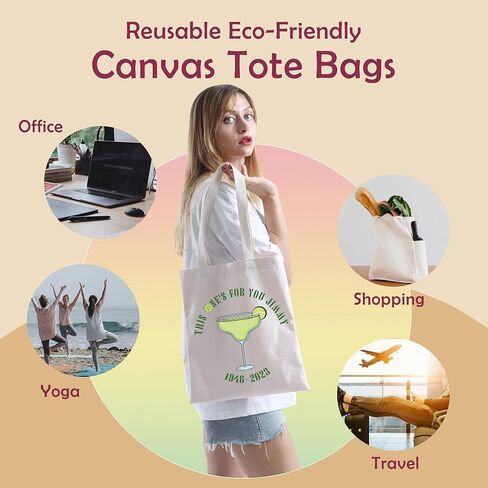 Jimmy B Tote Bag Margarita Lover Gift Music Jimmy B Fans Gift Parrot Head Jimmy Memory Gift Handbag in Kuwait
