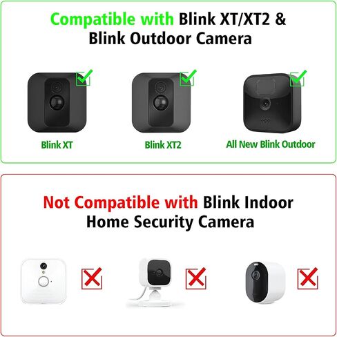 Solar Panels for Blink Outdoor Camera,Solar Panel Compatible with Blink XT/XT2 Outdoor Camera & SimpliSafe Camera,IP66 Waterproof Solar Panel for Blink Camera with 9.84Ft Charging Cable (2 Pack) in Saudi Arabia