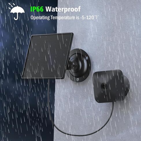 Solar Panels for Blink Outdoor Camera,Solar Panel Compatible with Blink XT/XT2 Outdoor Camera & SimpliSafe Camera,IP66 Waterproof Solar Panel for Blink Camera with 9.84Ft Charging Cable (2 Pack) in Saudi Arabia