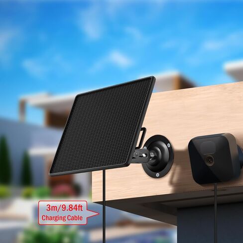 Solar Panels for Blink Outdoor Camera,Solar Panel Compatible with Blink XT/XT2 Outdoor Camera & SimpliSafe Camera,IP66 Waterproof Solar Panel for Blink Camera with 9.84Ft Charging Cable (2 Pack) in Saudi Arabia