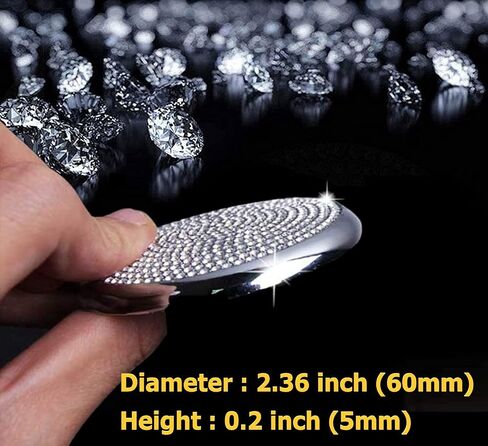 Mercedes Benz Multimedia Control Knob Cover Trim Bling Crystal Decals Media Control Knob Replacement Accessories Decoration Media Switch Shift Knob Central in Saudi Arabia
