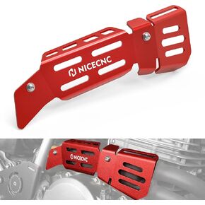 Motorcycle Escape Pipe Guard Cover Shield Heat Compatible with Honda XR650L 1993 1994 1995 1996 1997 1998 1999-2024,Aluminum