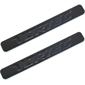 Aimoll 2pcs Vortec Emblems, Badges for Chevrolet 2500hd GMC Sierra Silverado Gm Truck Liter Badges (Chrome)