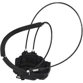 X AUTOHAUX Replacement Rear Right Passenger Side Power Door Lock Actuator Motor with Cable for Nissan Armada 2005-2006 Door Latch Actuator Assembly Replace No.825007S000/825007S00A Black