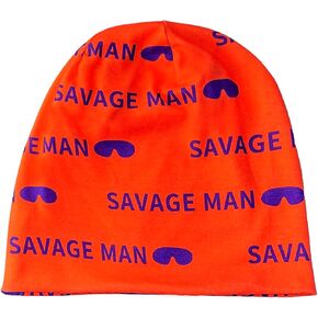 Orange Beanie Hat Soft Lightweight Present for Fans Up