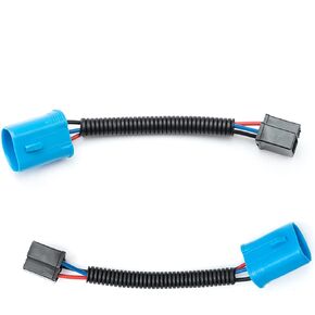9004 HB1 Male to H4 HB2 9003 Female Plug Conversion Wiring Harness for Cabrio Corrado Eurovan Quantum Vanagon Fox Golf Jatta GLI MK2 MK3 Passat Wagon B3 Sockets Cable Wire Connector Adapter
