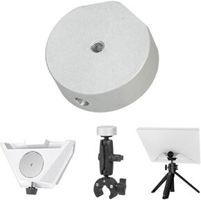 Adapter Mount for Starlink Mini, 1/4"-20 Nut, Starlink Mini Aluminum Alloy Tripod Mount Adapter, Aluminum Conversion Adapter Compatible with Starlink Mini Pipe Mount