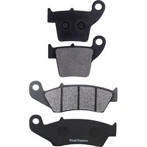 Road Passion Carbon Fiber Front & Rear Brake Pads for HONDA CR125R CR250R 2002-2007 / CRF250R CRF250X 2004-2009 / CRF 450R CRF 450X 2002-2009