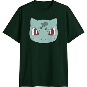 Pokemon Big Face Charmander Pikachu Squirtle Bulbasaur Psyduck Snorlax Adult T-Shirt
