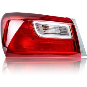 Tail Light Assembly Compatible with Chevy Malibu 2016-2018 Rear Taillight Outer Assembly (Left Driver Side)