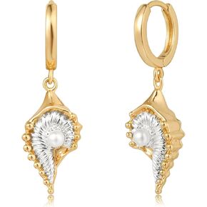 Gold Huggie Hoop Earrings for Women 14K Gold Plated Cubic Zirconia Drop Dangle Earring Hypoallergenic Gold Jewelry Gifts