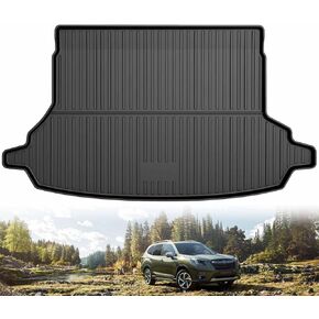 Floor Mats & Cargo Liner Fit for Subaru Forester 2019-2024, Custom Fit TPE All Weather Protection Anti-Slip Automotive Accessories Full Set