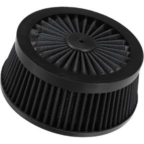 ACROPIX Air Filter Cleaner Replacement for Harley-Davidson Dyna 1993-2015 for Harley-Davidson Fatboy 1993-2015 Black Car Parts