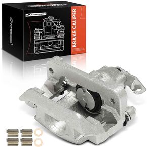 A-Premium Disc Brake Caliper Assembly with Bracket Compatible with Select Ford and Mercury Models - Freestar/Monterey 2004 2005 2006 2007 - Rear Driver and Passenger Side, 2-PC Set