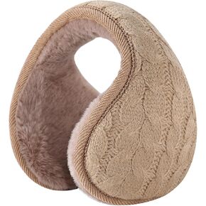 Ear Muffs for Winter Women & Men, Knit Adjustable Women's Earmuffs Winter, Unisex Winter Ear Muffs Women Girl