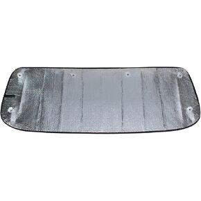 United Pacific 98996 Windshield Sun Shade Visor for 2007-2017 Kenworth T660, Accordion Style, Sun & UV Protection for Semi-Trucks - ONE Visor