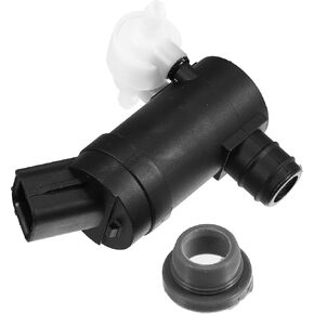 ACROPIX Windshield Washer Motor Pump with Grommet for Kia Sedona - Pack of 1 Black