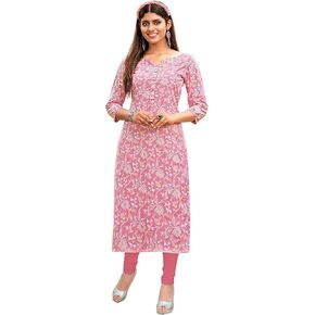 Miraan Women Cotton Readymade Regular Kurti (Sankurti305)